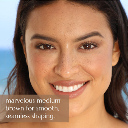Chella Eyebrow Cream, Marvelous Medium Brown - Vegan, Cruelty Free, Paraben Free, Gluten Free Eyebrow Pomade Makeup - Long Wearing, Velvet Consistency, Water Proof ChellaBuy Supplements Australia