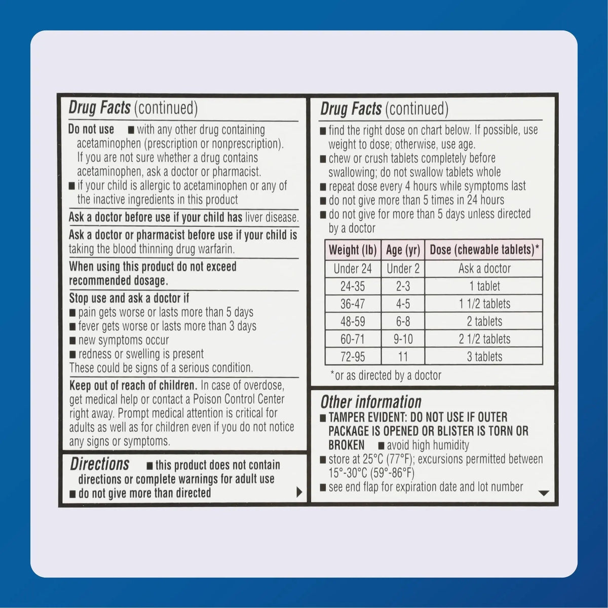 MAJOR Children’s Mapap Acetaminophen 160 mg Chewable Tablets - Pain Reliever/Fever Reducer - Aspirin Free - Ibuprofen Free - for Ages 2 to 11-24 Count (3 Pack) MAJORBuy Supplements Australia