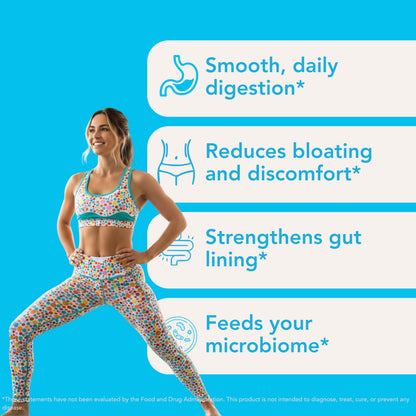 Let Loose Daily Tribiotic Pills - Probiotics, Prebiotics, and Postbiotics to Feed Your Microbiome and Support Smooth Daily Digestion, Gut Health, Gut Lining Repair for Women and Men, 30 Capsules Let Loose buy supplements Au