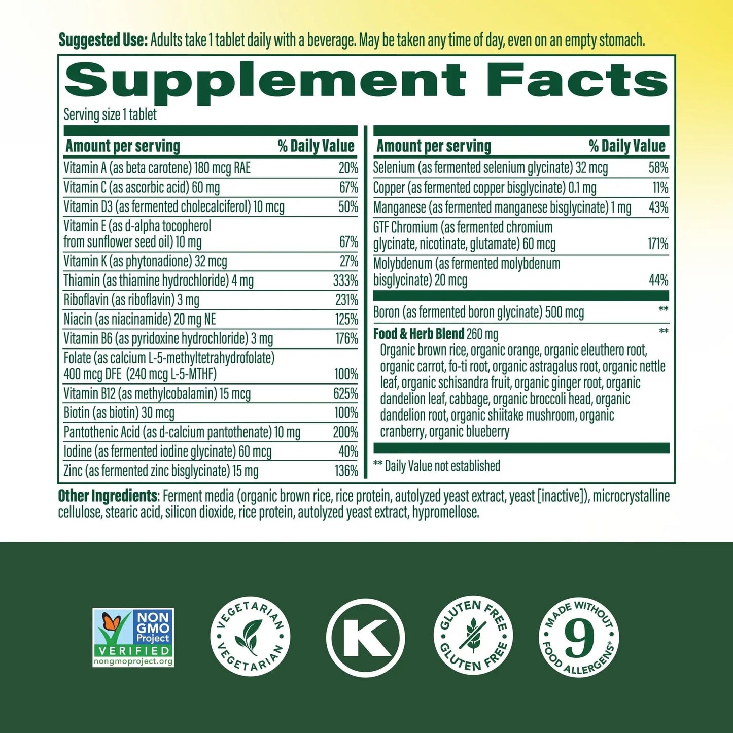 MegaFood One Daily Mens Multivitamins - Multivitamin for Men - Vitamin C, Vitamin D3 & Vitamin B12 - Muscle, Energy Metabolism & Immune Support MegaFood