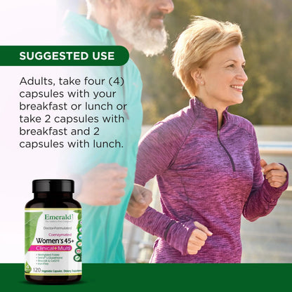 Emerald Labs Women's 45+ Clinical Multi - Multivitamin for Comprehensive Support, Bone & Heart Health* - Designed for Women 45+ Emerald Laboratories
