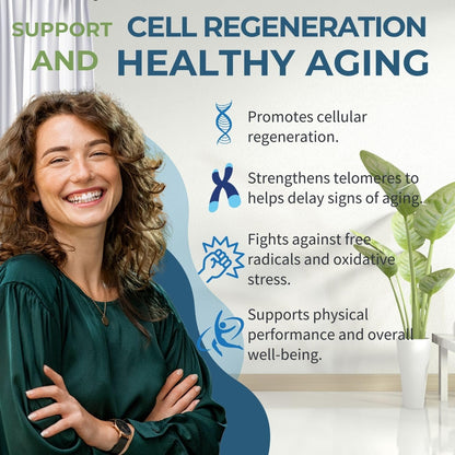 NuVi Global Stemforte Plus Stem Cell and Telomere Supplements – Cell Regeneration, Cell Growth & Telomere Support for Healthy Aging & Cellular Health – 90 Capsules for Men & Women NuVi Global buy supplements Au