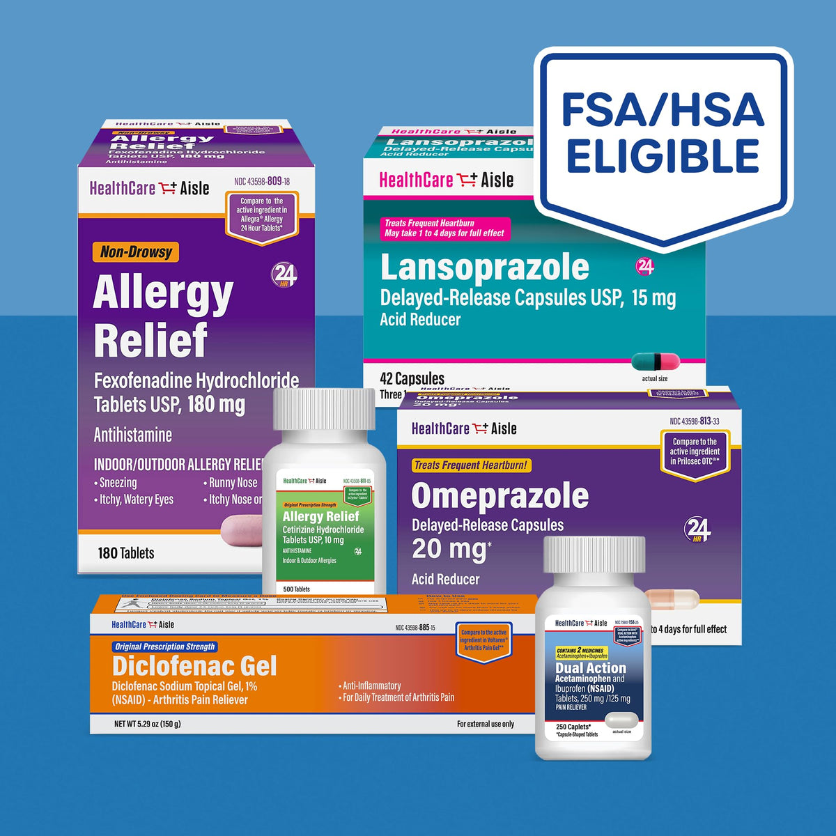 HealthCareAisle Lansoprazole 15 mg - 42 Delayed-Release Capsules - Acid Reducer, Treats Frequent Heartburn HealthCareAisle buy supplements Au