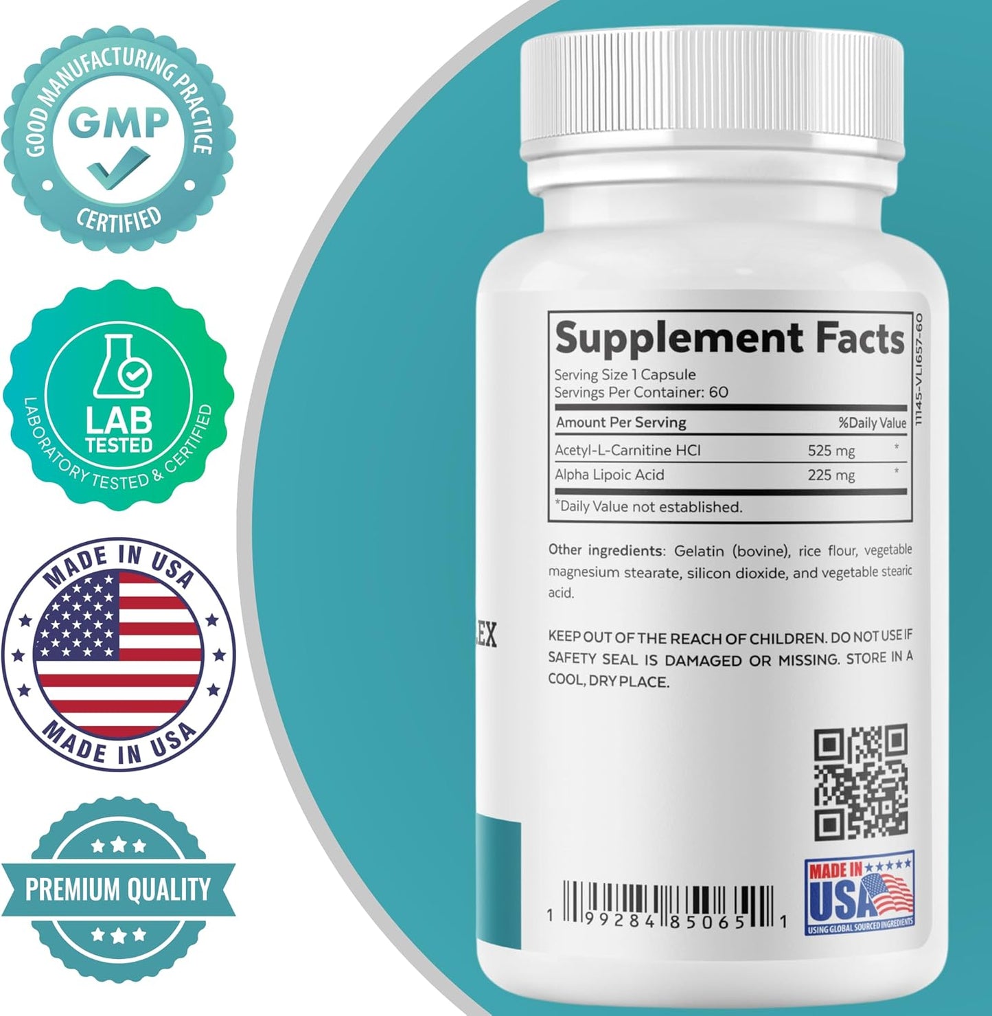 ALA & ALC Complex + Adaptogen Complex Bundle | Energy, Resilience, Cognitive Function, Metabolism, Focus & Daily Wellness