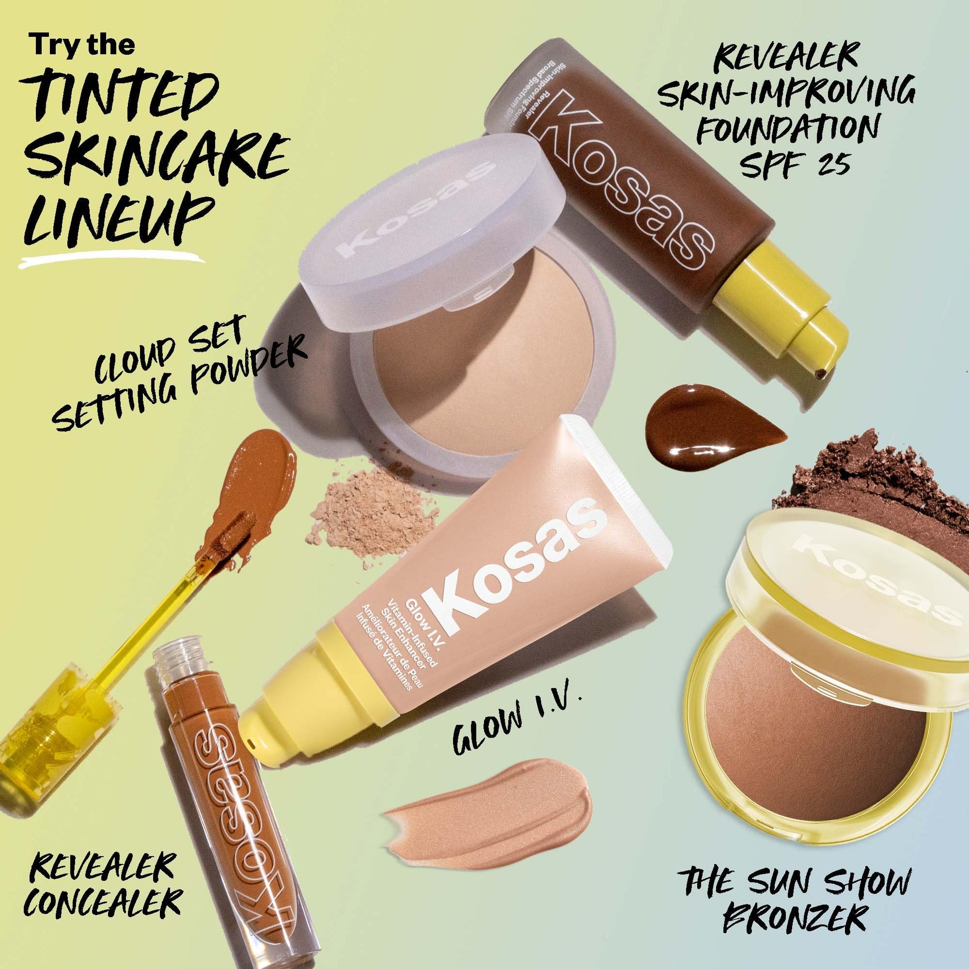 Kosas Sun Show Glowy Warmth Baked Bronzer - Contouring Powder for Cheekbones, Nose & Jawline - Enriched with Concentrated Fatty Acids - Talc-Free, Vegan & Hypoallergenic - Tropic Kosas buy supplements Au