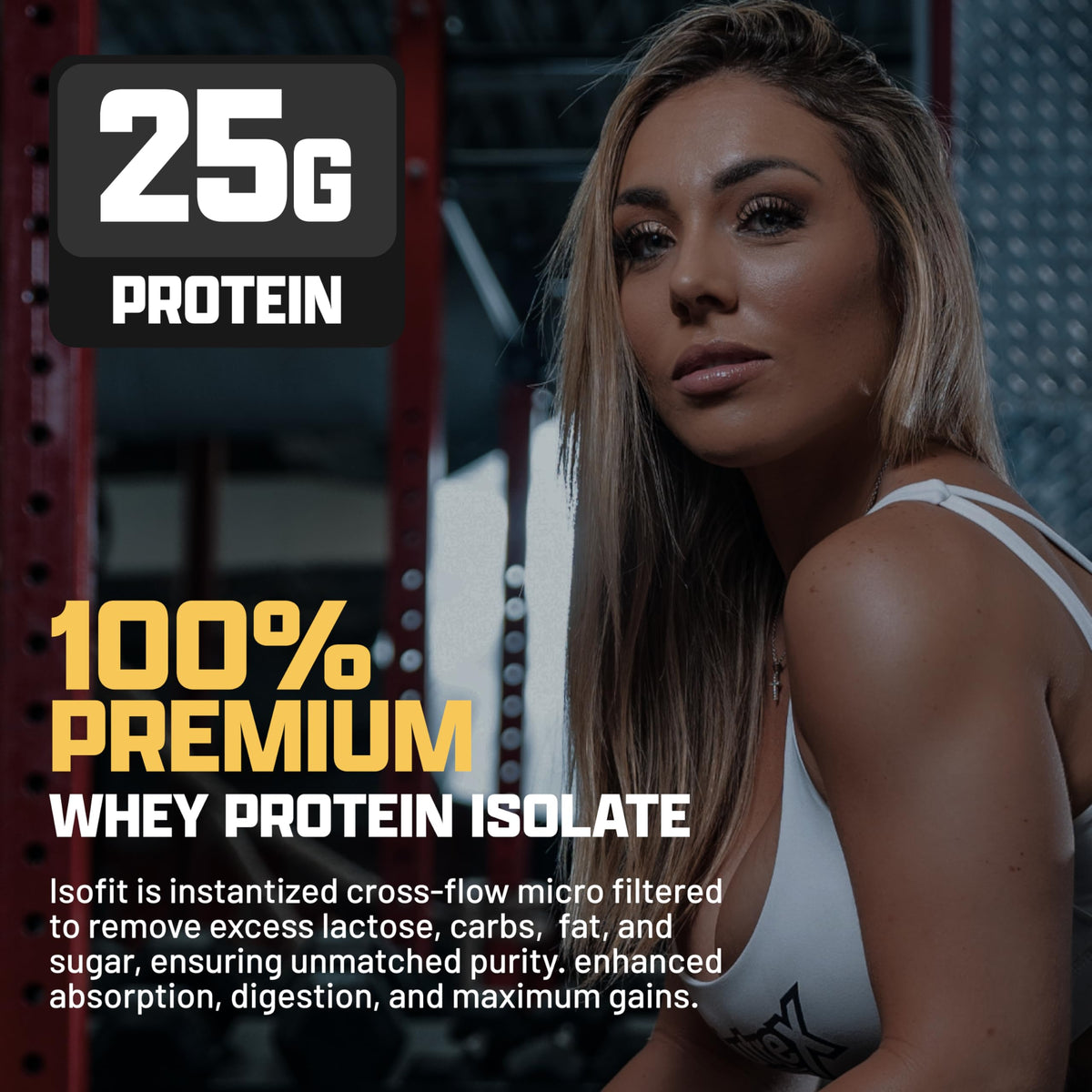 Nutrex Research IsoFit Whey Protein Powder Instantized 100% Whey Protein Isolate (30 Servings (Pack of 1), Vanilla Bean Ice Cream)