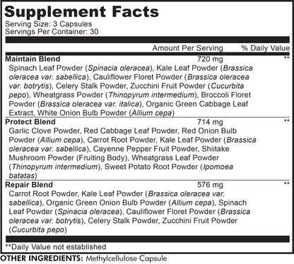 Codeage Instantfood Easy Veggies, Over 15 Vegetable Powders Equivalent All-in-One, Daily Vegan Blend, Whole Food Greens Vitamins Supplement Capsules, Phytonutrients Multivitamin, Non-GMO, 90 Capsules Codeage buy supplements Au