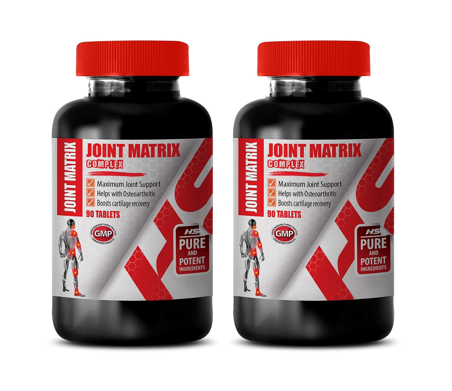 Supportive Blend - JOINT MATRIX COMPLEX - Essential Complex, Functional Strength, Joint Care Formula, Natural Mobility, Essential Joint Blend, Total Motion Support 2 Bottles 180 Capsules Healthy Supplements LLCBuy Supplements Australia