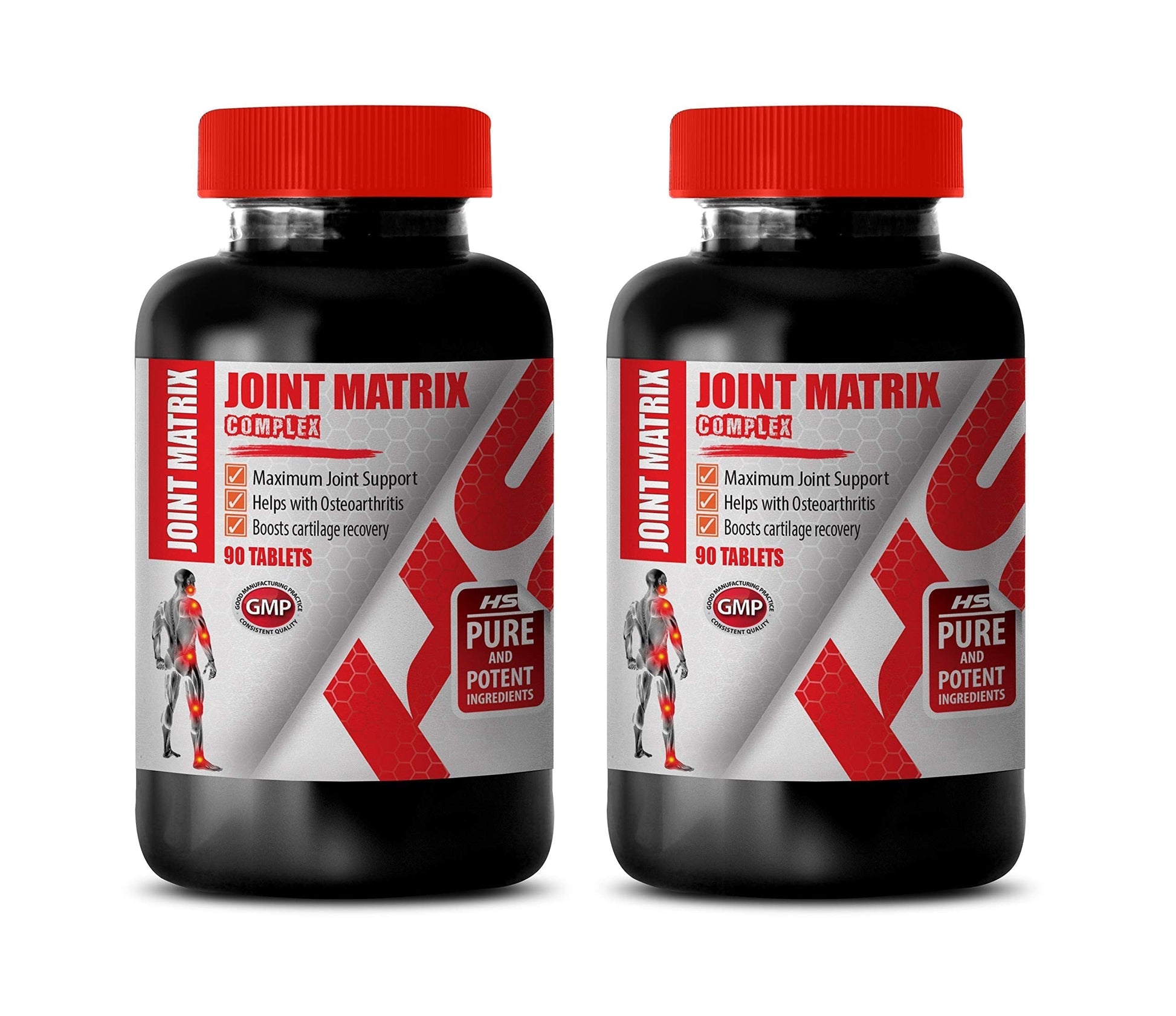 Supportive Blend - JOINT MATRIX COMPLEX - Essential Complex, Functional Strength, Joint Care Formula, Natural Mobility, Essential Joint Blend, Total Motion Support 2 Bottles 180 Capsules Healthy Supplements LLCBuy Supplements Australia