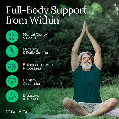 Potent Nattokinase 4000 FU Serrapeptase 240000 SPU Lumbrokinase 2000 FU Supplement - Proteolytic Enzymes Capsules for Energy Support, Digestion, Detox, Cognition & Gut Health for Men & Women Etta VitaBuy Supplements Australia