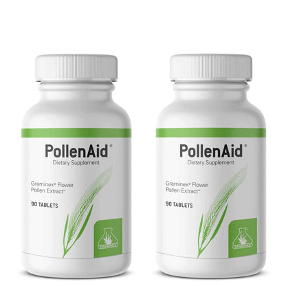 Graminex PollenAid Prostate Supplement: All Natural Prostate Support for Bladder Control & Urinary Tract Health, Rye Pollen Extract Made in USA, 90 Tablets (Pack of 2)