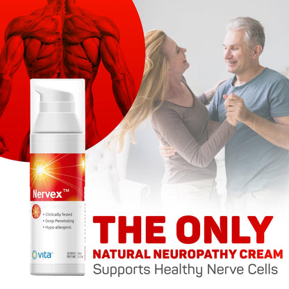 Vita Sciences Nervex Powerful Neuropathy Cream: Advanced Natural Relief for Peripheral Neuropathy, Fibromyalgia, and Fast Comfort Treatment for Feet, Hands, Legs, and Toes Vita SciencesBuy Supplements Australia