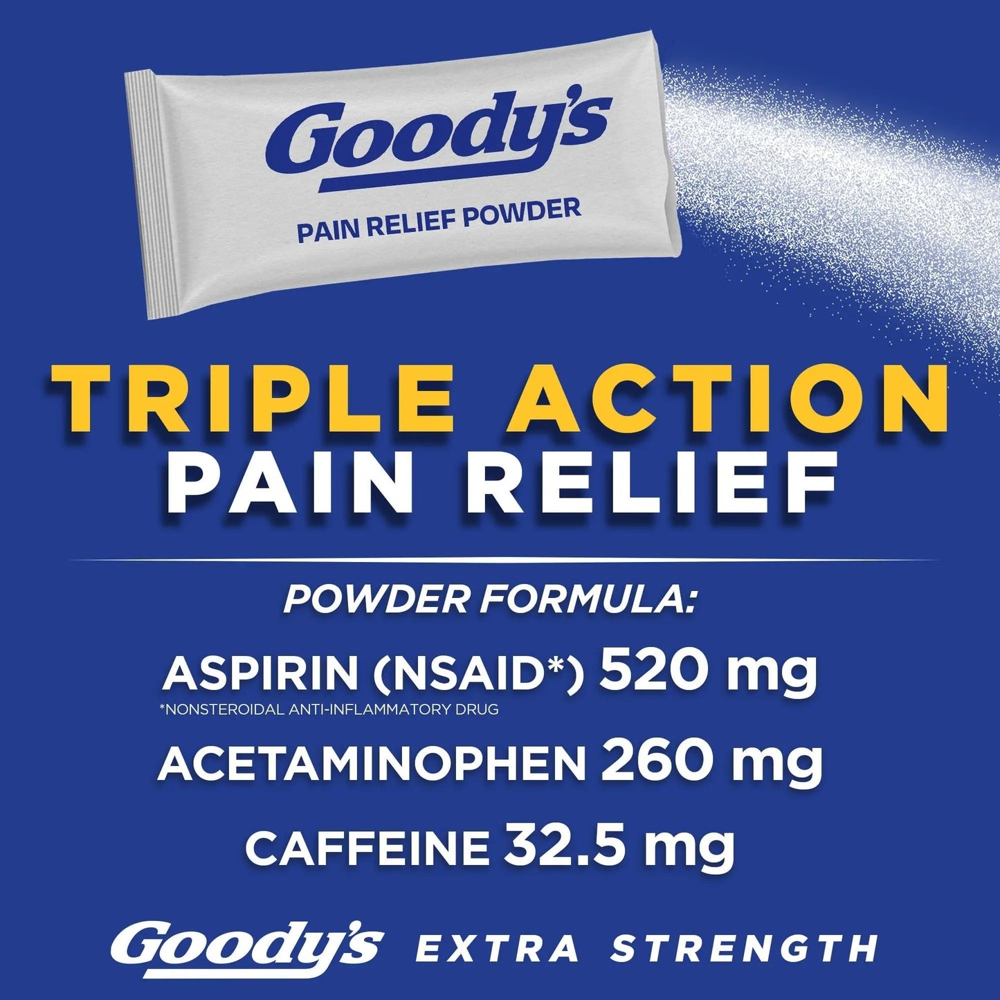 Goody's Pain Relief Powders, Extra Strength Headache Powder, 6 ct (Pack of 1) Goody'sBuy Supplements Australia