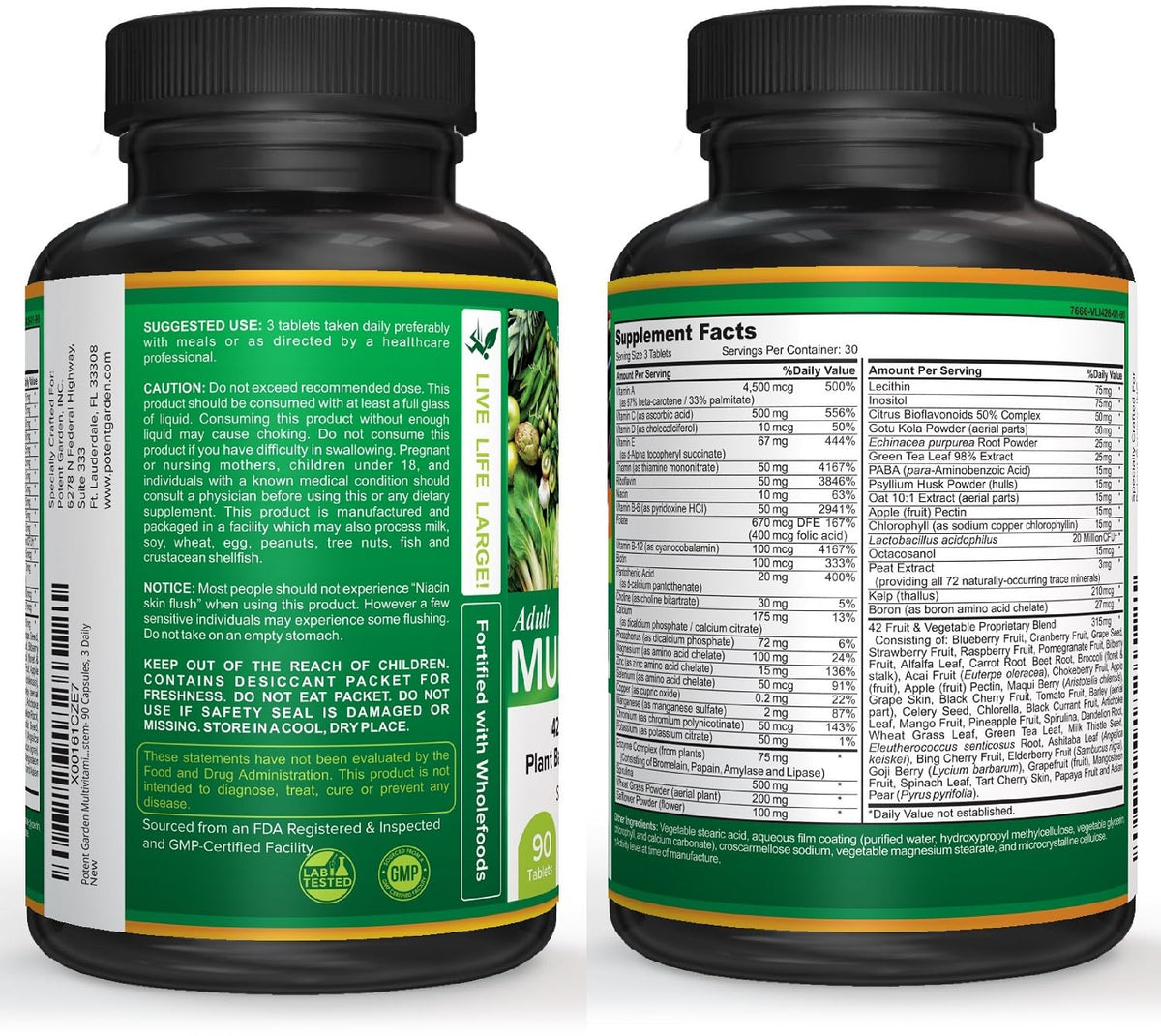 Potent Garden Daily Nutrition Bundle – Superfood Greens + Multivitamin Potent Garden buy supplements Au