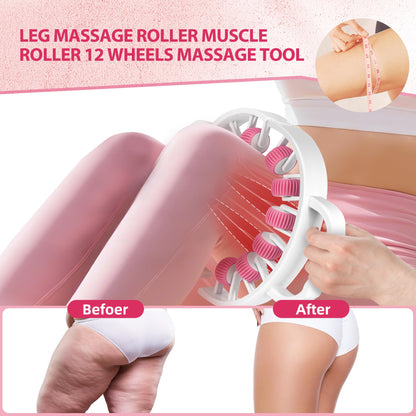 Docemel Lymphatic Drainage Massager Roller–Fascia Blaster Tool for Legs,Thighs,and Calves –Deep Tissue Body Sculpting and Anti-Cellulite Massager Tool Docemel buy supplements Au