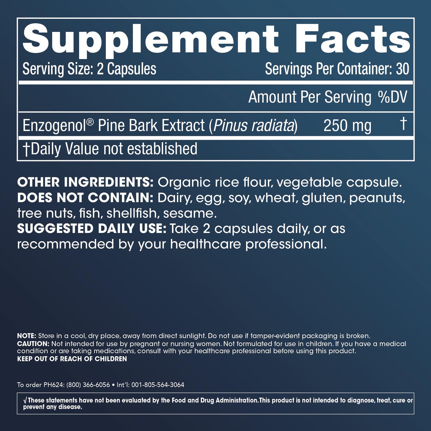 ProHealth Enzogenol Pine Bark Extract | 60 Capsules | New Zealand Sourced Antioxidant Support | Triple 3rd Party Tested, GMP Manufactured in The USA ProHealth buy supplements Au