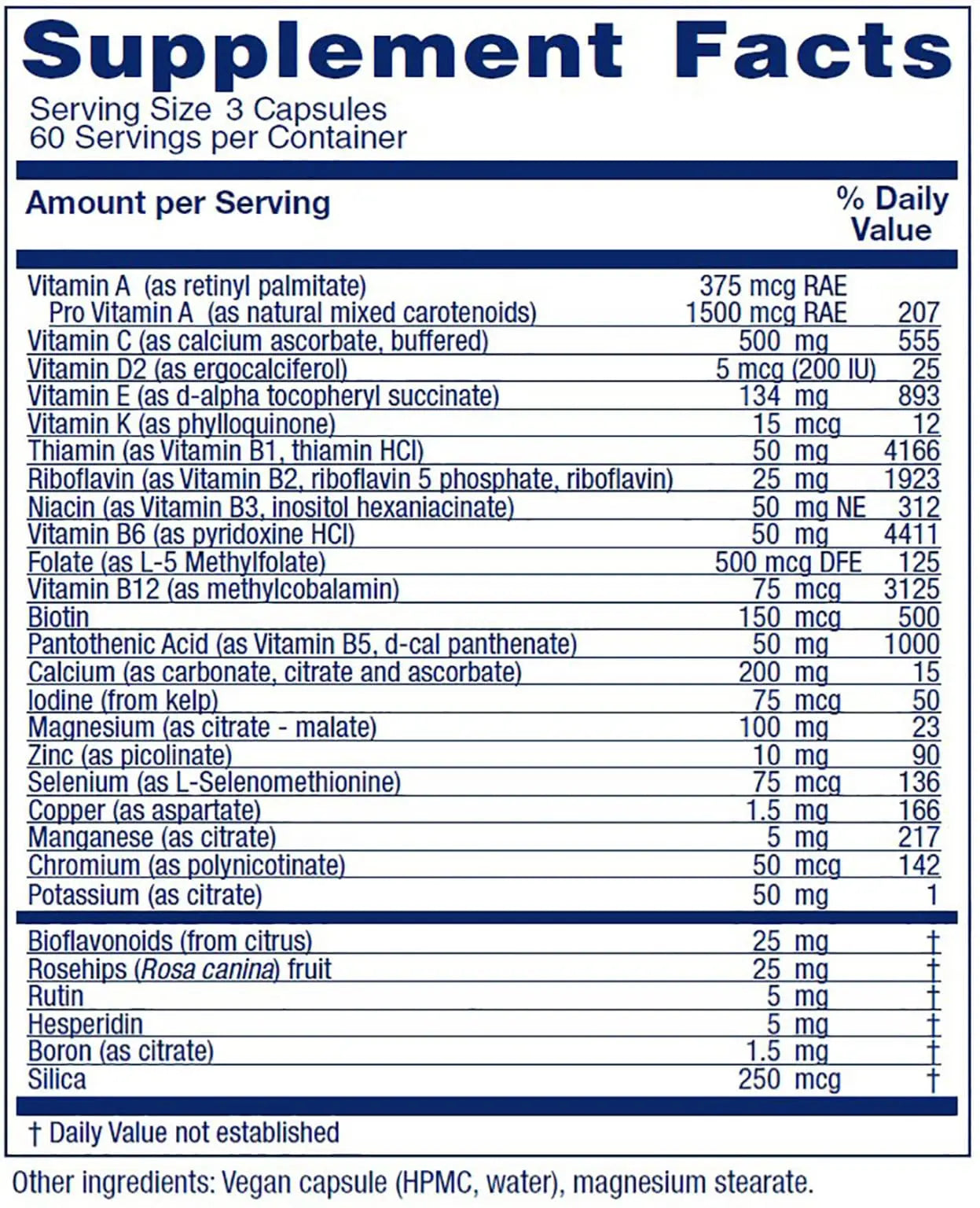 Vitanica Women's Symmetry, High Potency Daily Multivitamin, Vegan/Vegetarian, 180 Capsules Vitanica