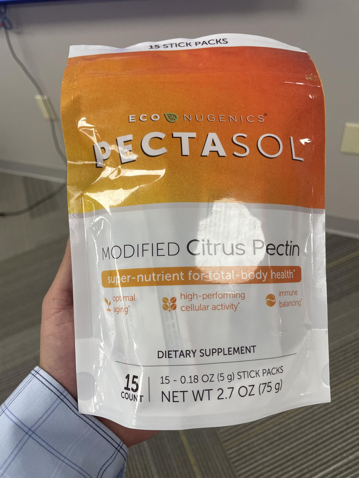 PectaSol Modified Citrus Pectin – 454g Powder – Total-Body Health Supplement to Support the Heart, Immune System, Inflammation Response & Healthy Aging + Maintain Healthy Galectin-3 Levels