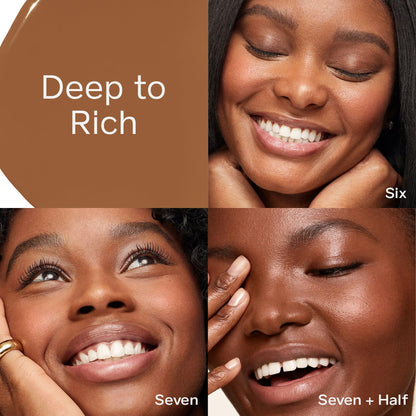 Saie Hydrabeam Under Eye Brightener - Sheer + Hydrating Concealer with Glycerin, Squalane + Cucumber Extract - Brightening Under Eye Concealer + Corrector for Even, Glowing Skin - Shade 6 (0.2 oz) SaieBuy Supplements Australia