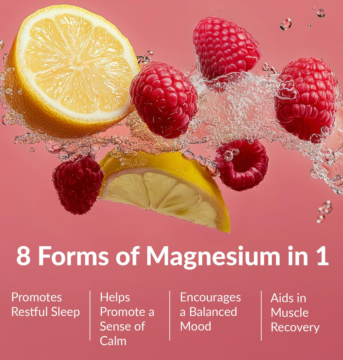 BIOptimizers Magnesium Breakthrough Drink - 8 Forms of Magnesium, Electrolytes, Sleep Health, Stress, Muscle Recovery, Heart Support | Glycinate,
