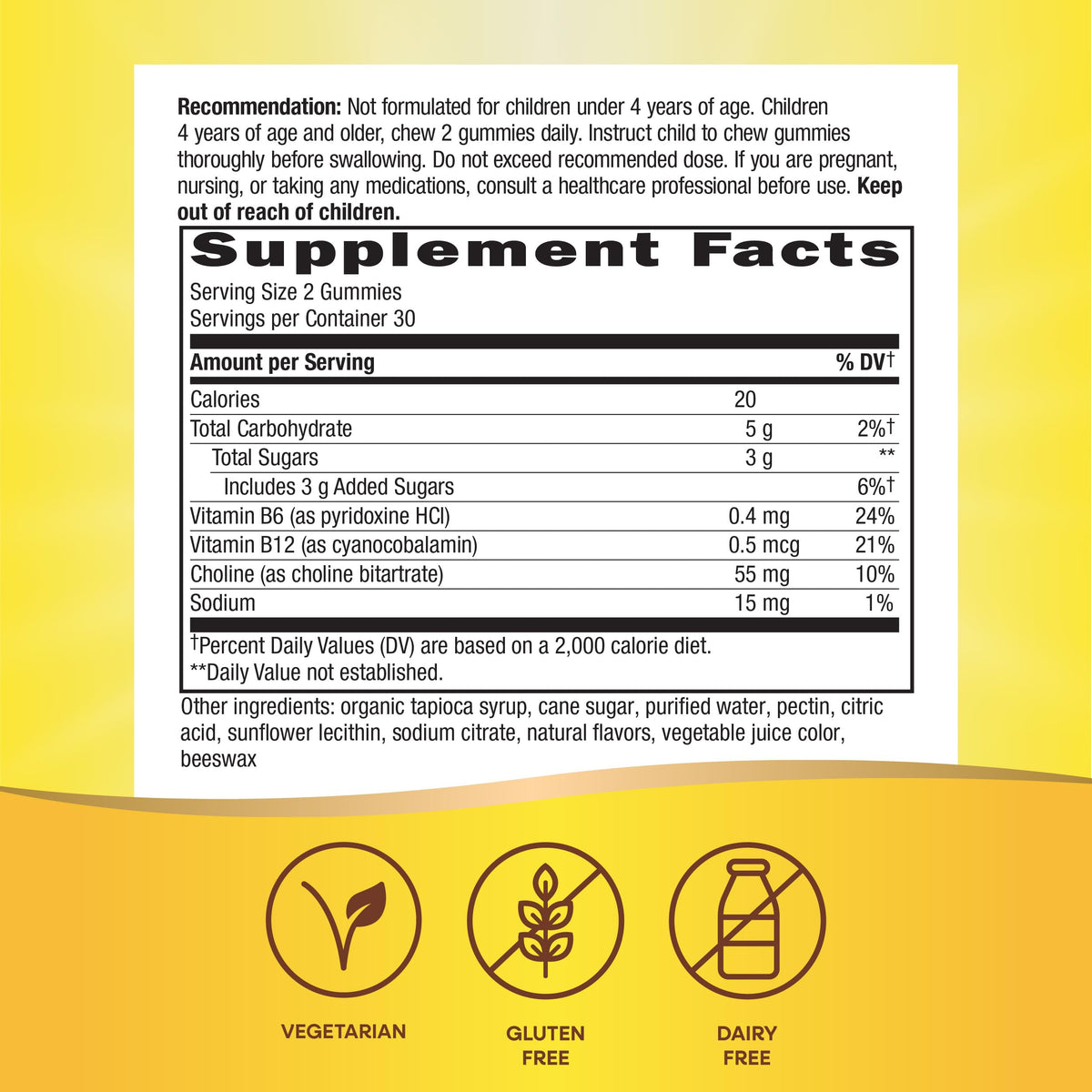 Nature's Way Kids Brain Supplement Gummies, Supports Healthy Brain Function*, Lemonade Flavored, 60 Gummies Nature's WayBuy Supplements Australia