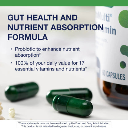 Metagenics UltraFlora Probiotic + Multivitamin - All-in-One Daily Gut Health & Digestive Balance Support* - Clinically Tested Probiotic Blend Metagenics
