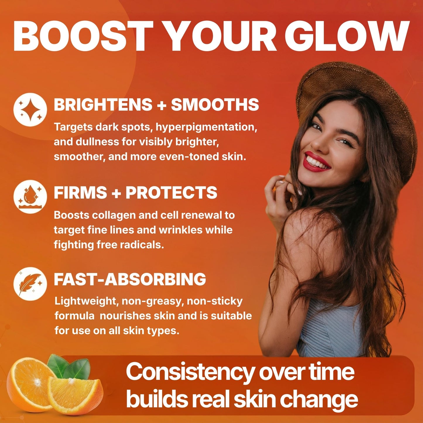 GlowMedik Vitamin C Serum for Face - Illuminating Brightening Serum for Dark Spots - Dark Spot Corrector with Hyaluronic Acid & Vitamin E - Fine Lines & Wrinkles, Sensitive Skin, Made in USA 1 fl oz