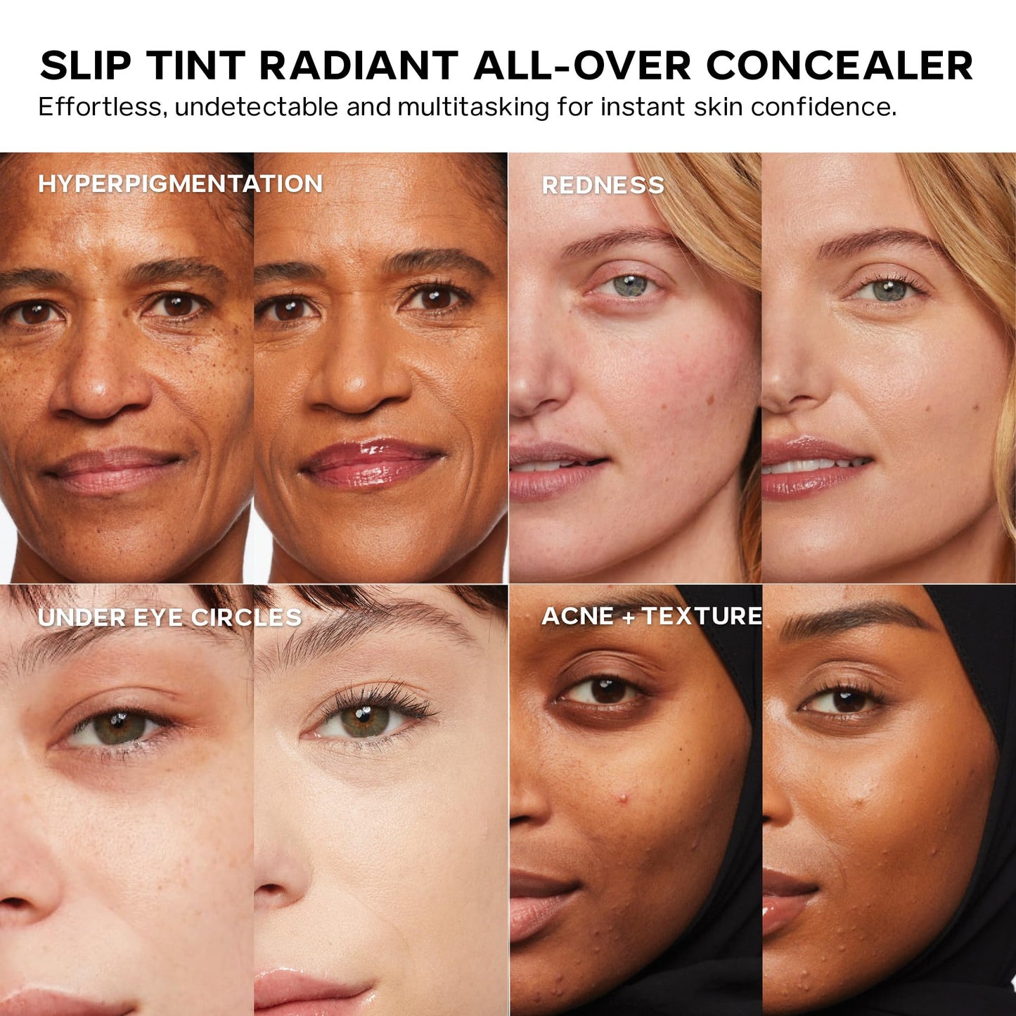 Saie Slip Tint Radiant Cream Concealer & All-Over Face Makeup - Concealer for Dark Circles, Redness & Blemishes - Lightweight Makeup Made with Hydrating Hyaluronic Acid - Shade 5 (0.17 oz) SaieBuy Supplements Australia