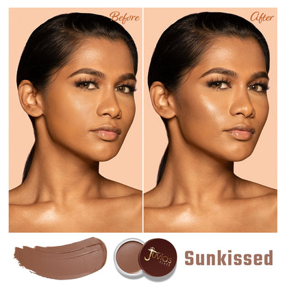 Juvia's Place Bronzed Cream Bronzer - Sunkissed - Smooth Cream Bronzer Pot for Sun-Kissed Glow & Warmth, Buildable & Blendable Makeup Contour with Long-Lasting Matte Shimmer Finish, Highly Pigmented Juvia's PlaceBuy Supplements Australia