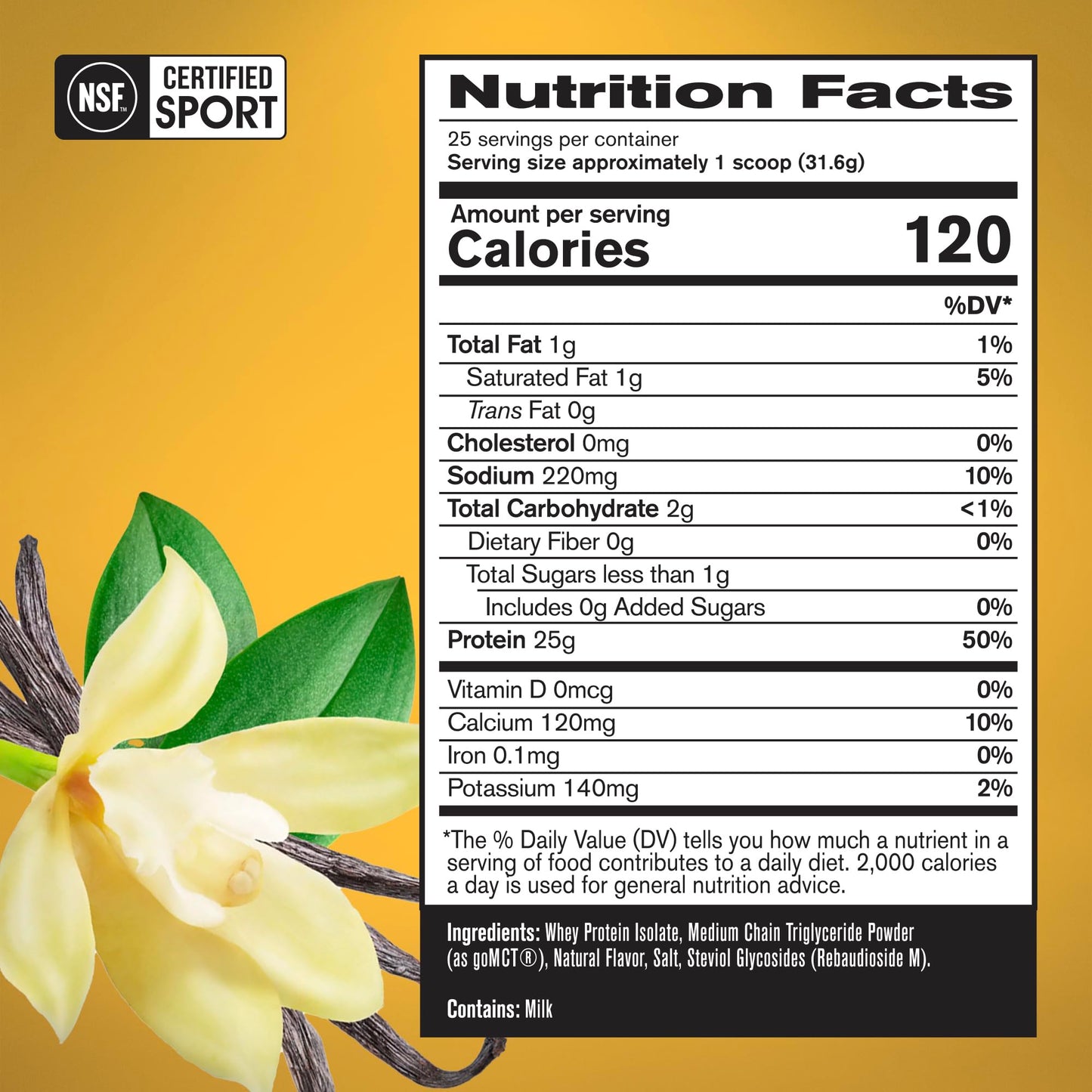 BARE PERFORMANCE NUTRITION, BPN Whey Protein Isolate, Fudge Chocolate, 25g Protein per Serving, 25 Servings