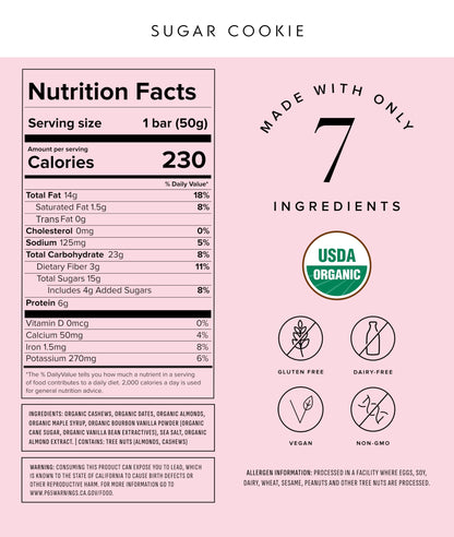 Truvani Plant Based Snack Bars | Variety | 12 Pack | Vegan | 5-8g Protein | USDA Organic and Vegan | Dairy, Soy, and Gluten Free | Individually Wrapped