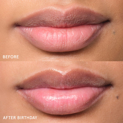Glossier Balm Dotcom Hydrating Lip Balm - Universal Salve, Up to 12Hr Moisture - Lanolin, Beeswax & Castor Oil for Dry Lips, Cuticles & Skin - Birthday, Clear Soft Shimmer, 15ml GlossierBuy Supplements Australia
