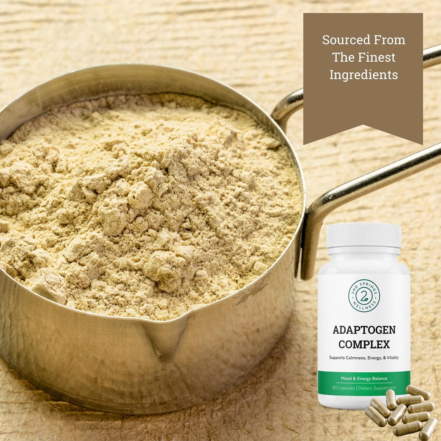 Adaptogen Complex & Vitamin D3+K2 Chewables Bundle
