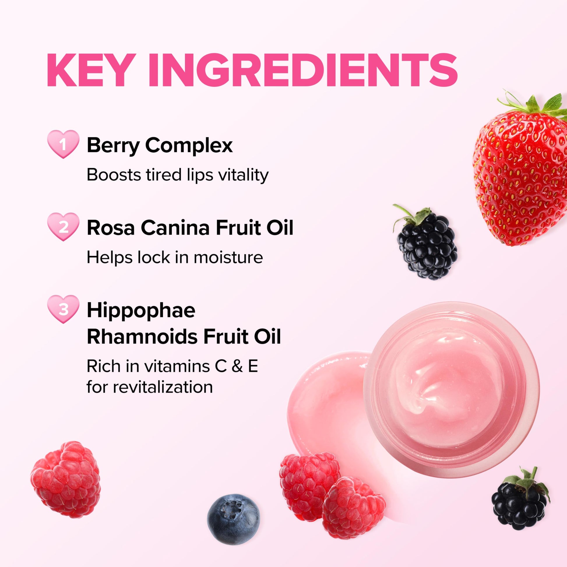 Klavuu Lip Mask Sleeping Pack (0.7oz) – Overnight Deep Hydrating Korean Lip Balm Treatment for Very Dry, Chapped Lips | Lip Lightening & Plumping with Instant Hydration | Gentle Exfoliating (Berry) KLAVUUBuy Supplements Australia