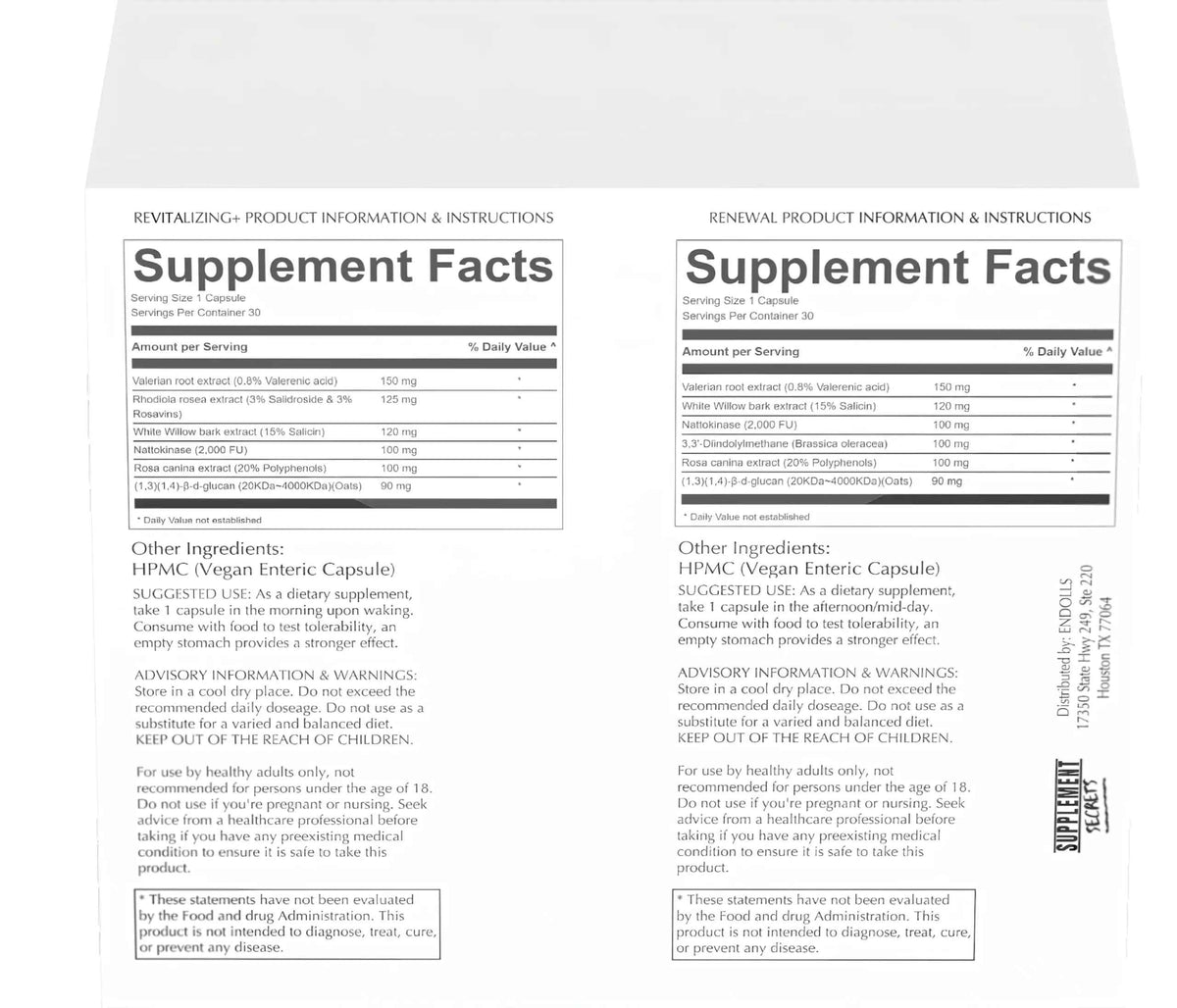 ENDOLLS Endo Warrior Natural Support