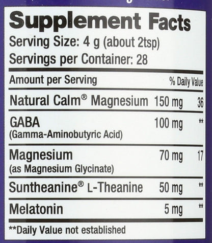 Natural Vitality Natural Calm Specifics CALMFUL SLEEP (Mixed Berry Flavor) 6 ounces