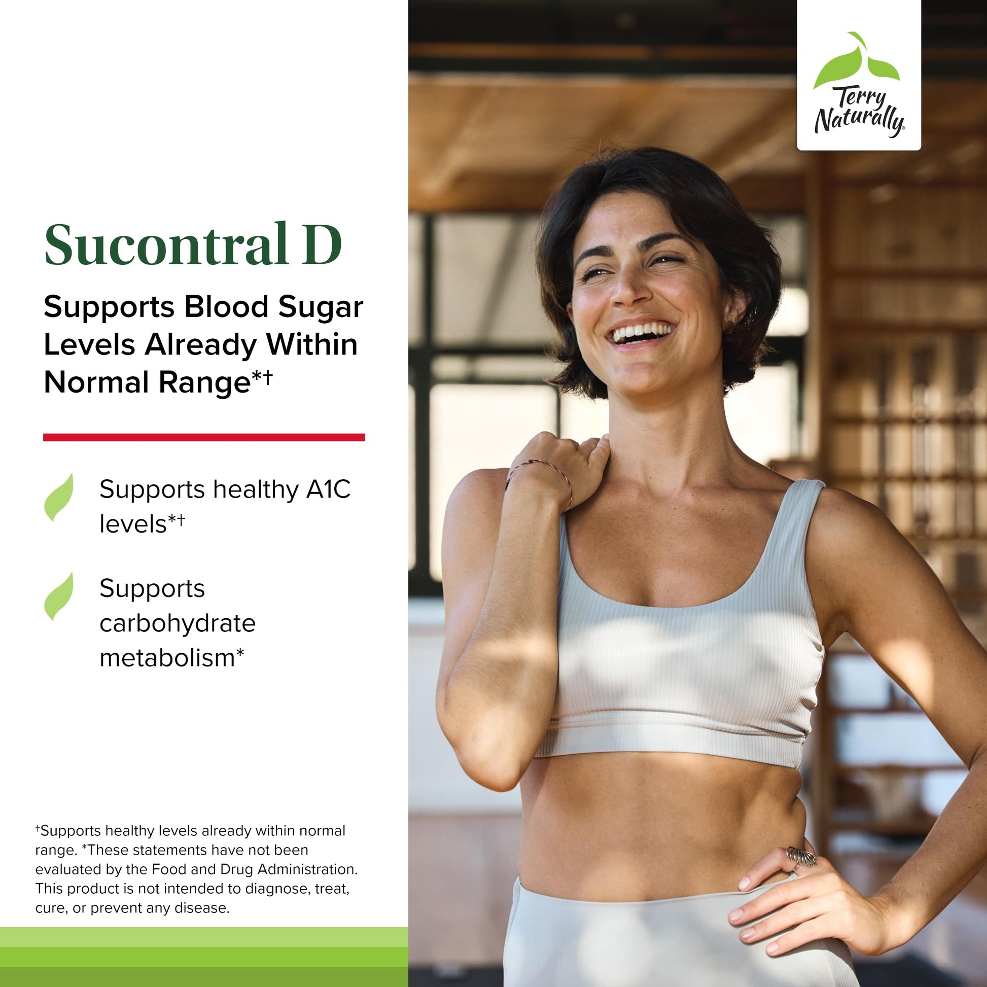 Terry Naturally Sucontral D - B-Complex & Folate Supplement - Carbohydrate Metabolism Support - Vitamin & Mineral Supplement with Zinc & Chromium - 120 Capsules (Pack of 2) Terry NaturallyBuy Supplements Australia