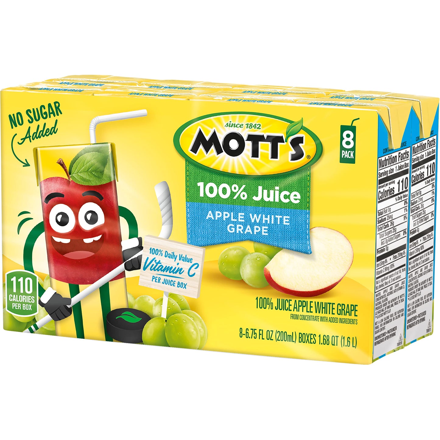 Mott's 100 percent Apple White Grape Juice, 6.75 fl oz boxes (Pack of 32) Mott's buy supplements Au