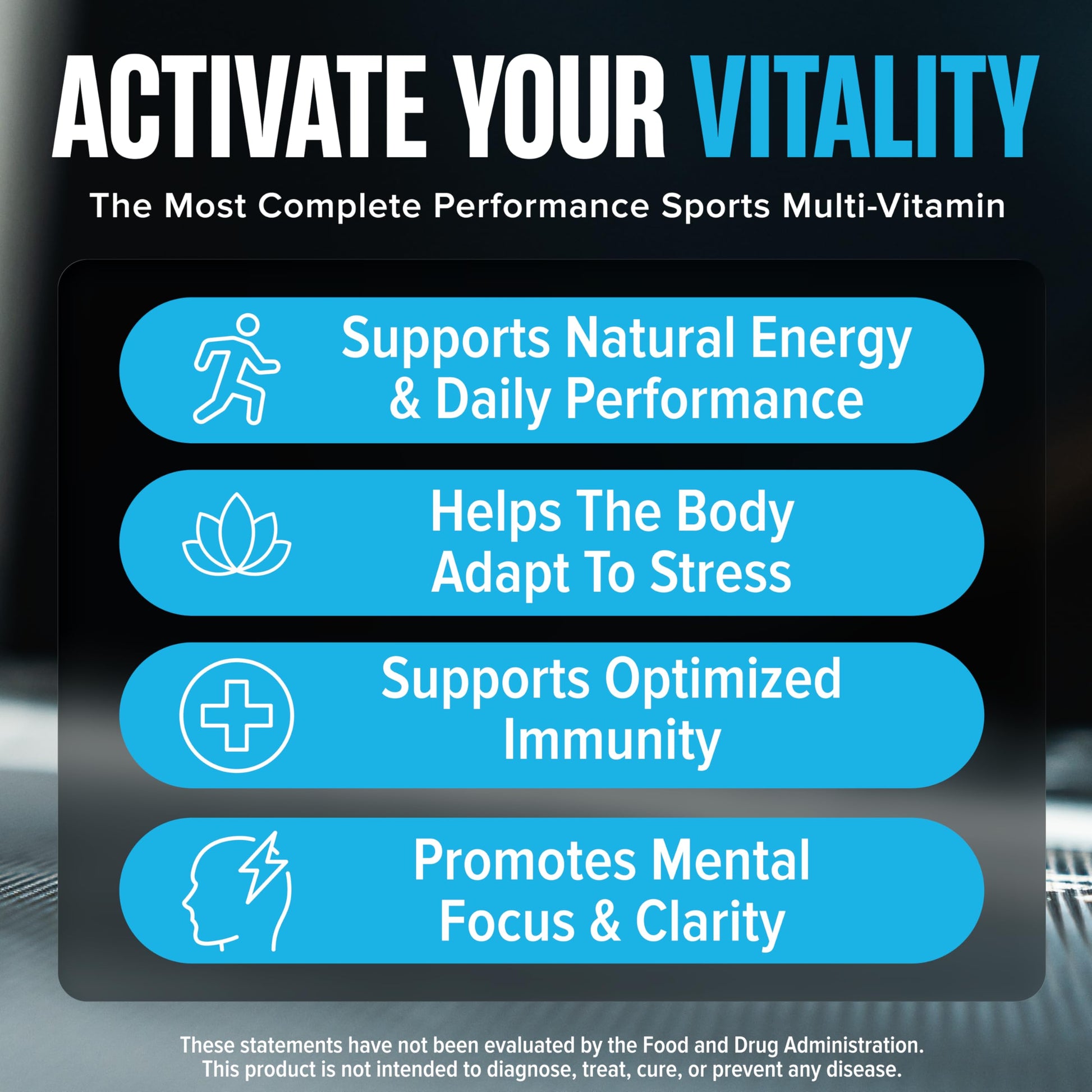 Nutrex Research Vitadapt Complete Sports Multivitamin for Men - 24 Vitamins, KSM-66 Ashwagandha and Minerals for Athletes - Mens Multivitamin (90 Capsules) Nutrex Research buy supplements Au