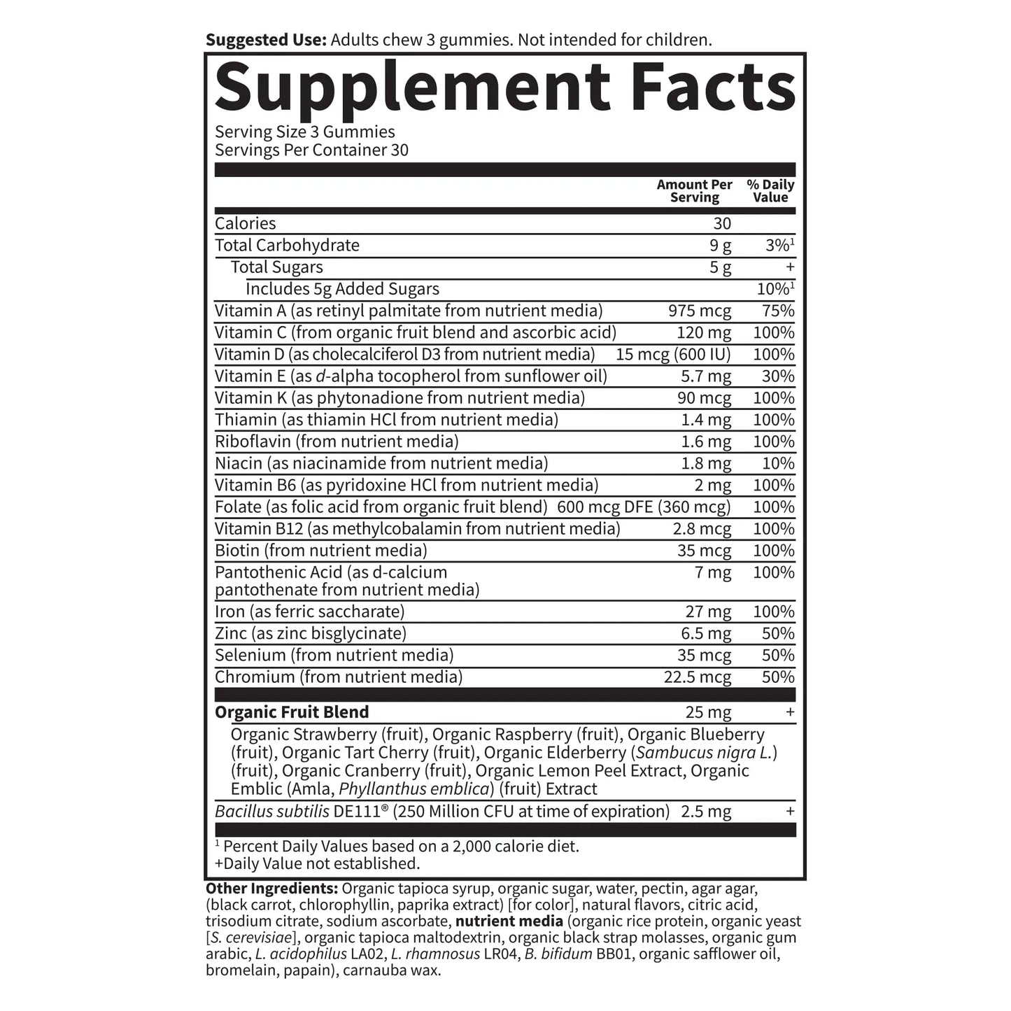 Essential Prenatal Gummy Vitamins for Women with Iron: Folate, Biotin, D3 & B12 + Probiotics for Digestion, Vitamin Code Multivitamin Garden of Life