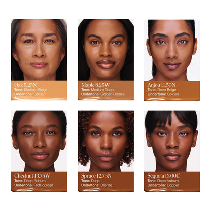 Ogee Complexion Perfecting Liquid Foundation - Lightweight Tinted Moisturizer For Face (Spruce 12.75N - Deep, Bronze Undertones) - with Vitamin C & Jojoba Oil - Certified Organic & Made in USA OgeeBuy Supplements Australia