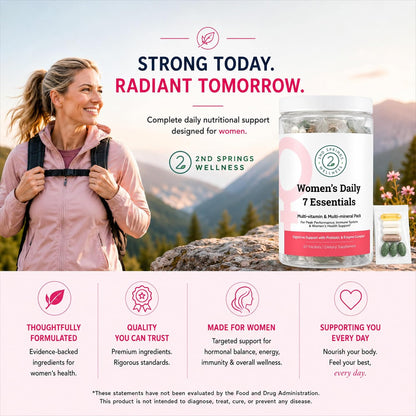Men's & Women's Daily 7 Essentials Bundle - Complete Multivitamin Packs for Optimal Health and Vitality