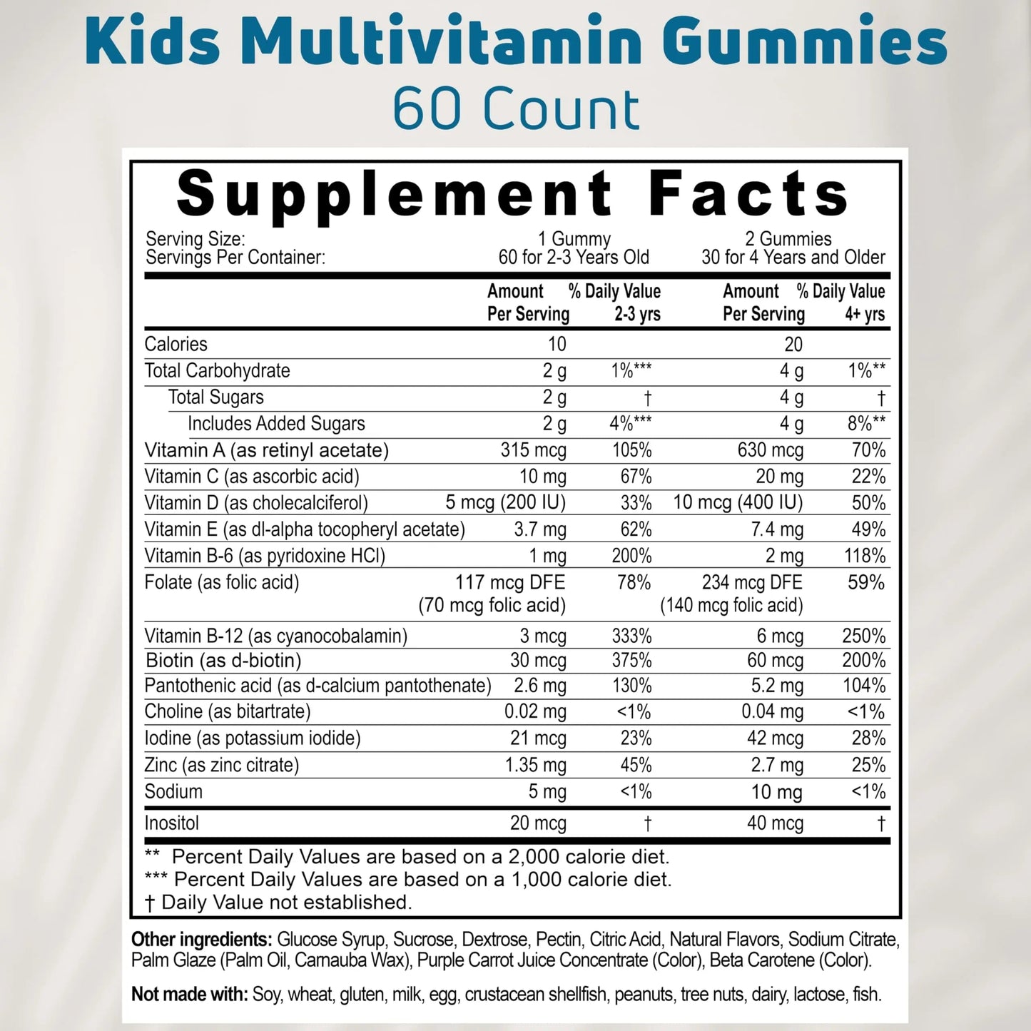 NUELATION Kids Multivitamin Gummies, 30-60 Day Supply with 14 Essential Kids Vitamins & Minerals. Toddler Vitamins for Overall Wellness. Non-GMO, Gelatin-Free, Gluten-Free, Vegetarian Children Vitamin NUELATION
