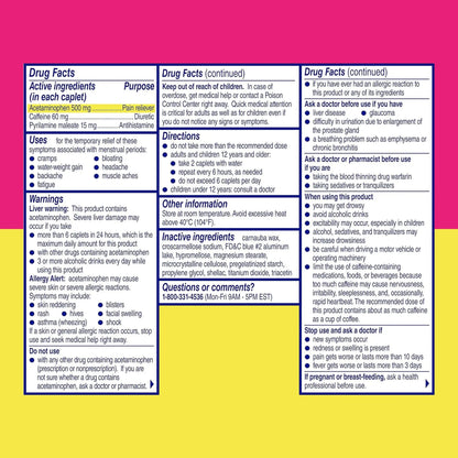 Midol Complete Menstrual Pain Relief Caplets with Acetaminophen for Period Cramps, and Menstrual Symptom Relief - 40 Count (Pack of 3) (Packaging May Vary) MidolBuy Supplements Australia