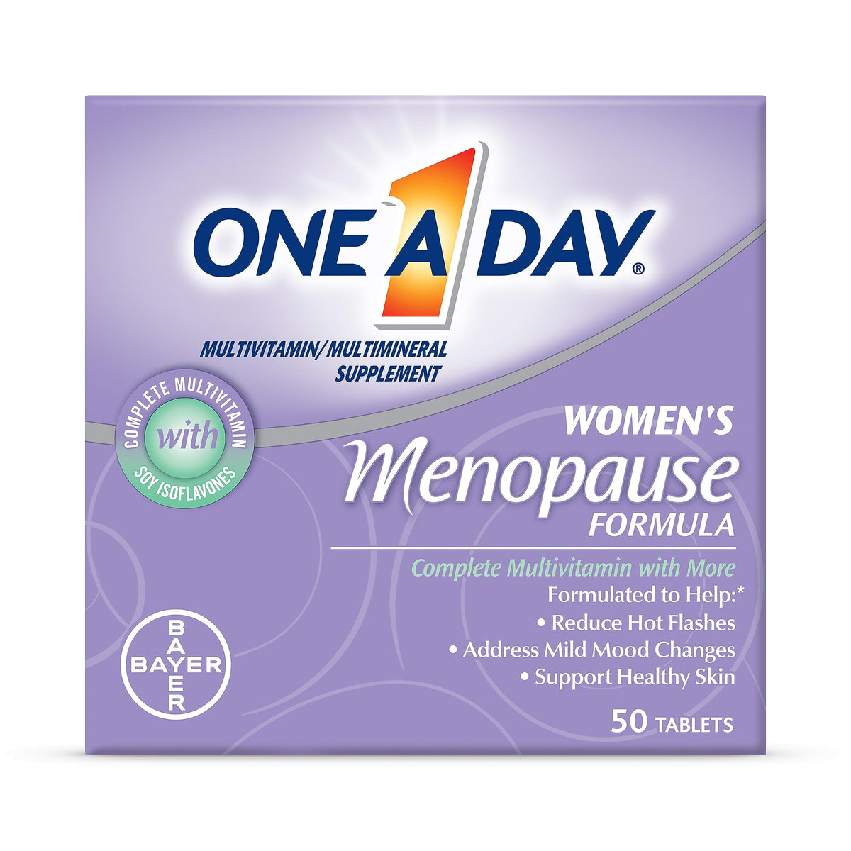 One A Day Women's Menopause Formula supplement box on a white background