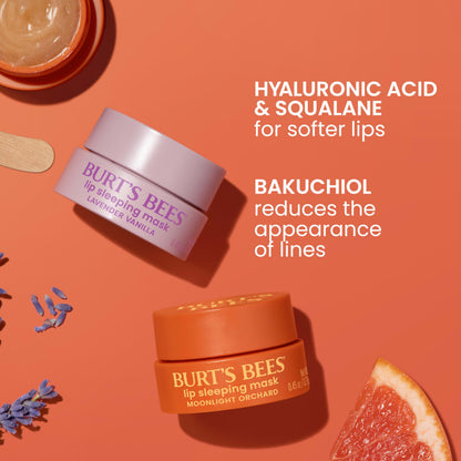 Burt’s Bees Lavender Vanilla Lip Sleeping Mask, With Hyaluronic Acid and Squalane Moisturizer To Instantly Hydrate Lips, Overnight Mask and Treatment, 0.45 oz. Burt's BeesBuy Supplements Australia