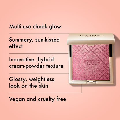 ICONIC LONDON Kissed by the Sun | Multi-Use Blush, Bronzer, & Highlighter, For All Skin Types, Cruelty-Free, Vegan Makeup, (Play Time) 0.17 oz ICONIC LONDON buy supplements Au