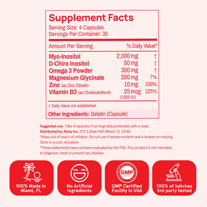 Peach Perfect Inositol Multivitamin – Myo-Inositol & D-Chiro 40:1 Blend, Omega-3, Vitamin D3, Magnesium, Zinc – Supports Women’s Health, Mood, Energy, Supplement – 30 SVG Peach Perfect buy supplements Au