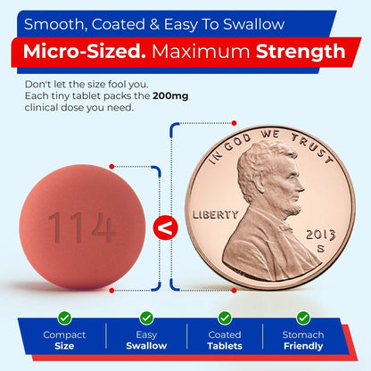 TIME-Cap Labs 500 Tablets Ibuprofen 200mg Coated - Pain Reliever & Fever Reducer (NSAID) for Adults, Helps with Headache, Back Pain, Muscle Aches, Toothaches, Menstrual Cramps & Minor Arthritis Pain TIME-CAP LABS, INC.Buy Supplements Australia