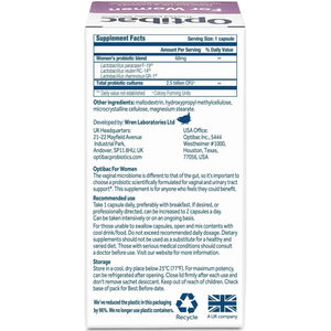 Optibac Probiotics for Women - Vegan Probiotic to Support Vagina Flora and Urinary Tract Health - 14 Capsules